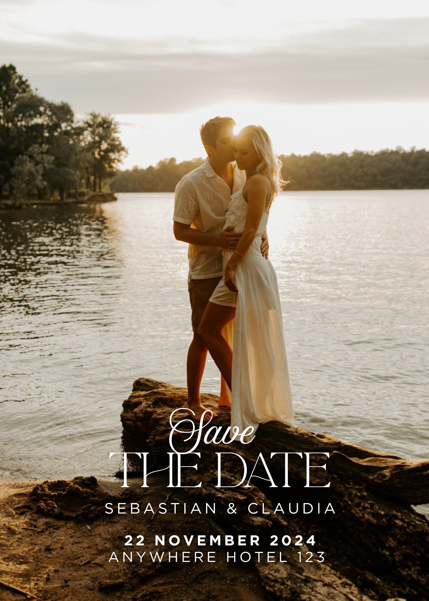 Save The Date Flexible Magnets in 3x4, 4x6, 5x7
