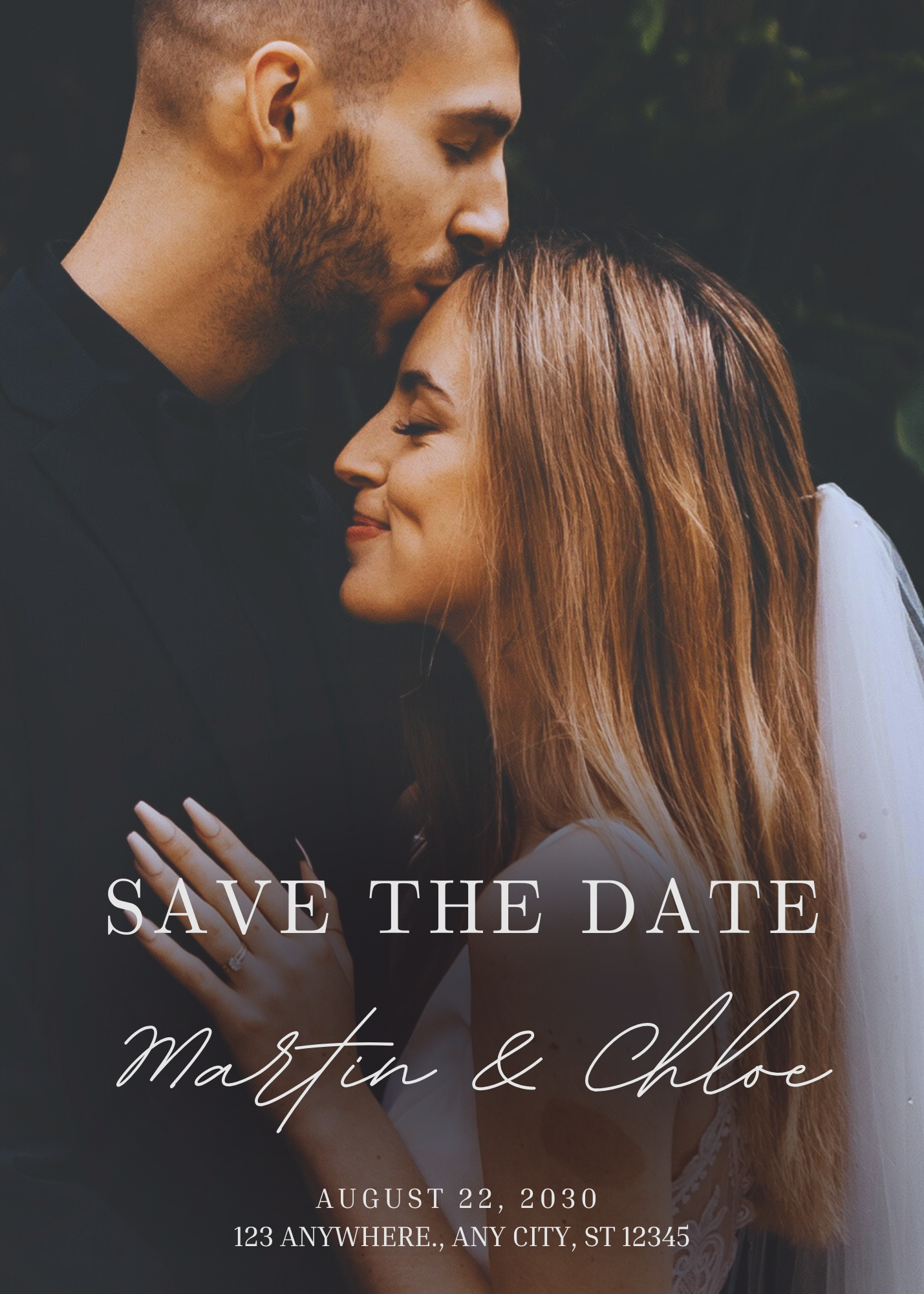 Save The Date Flexible Magnets 3''x4''