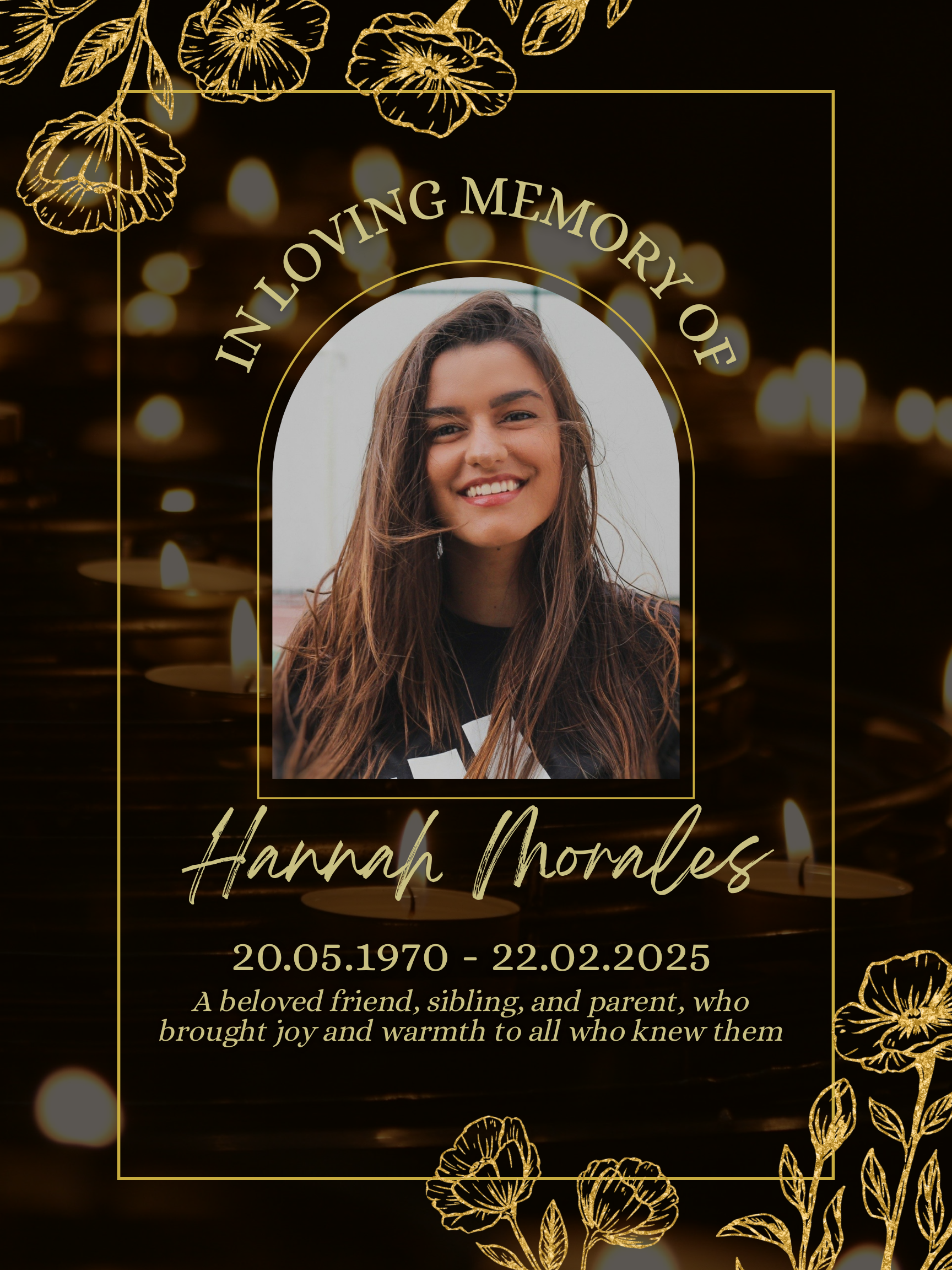 Memorial Flexible Magnets 3''x4''