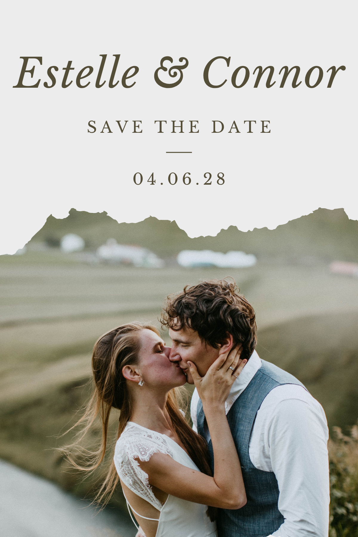 Save The Date Flexible Magnets 3''x4''
