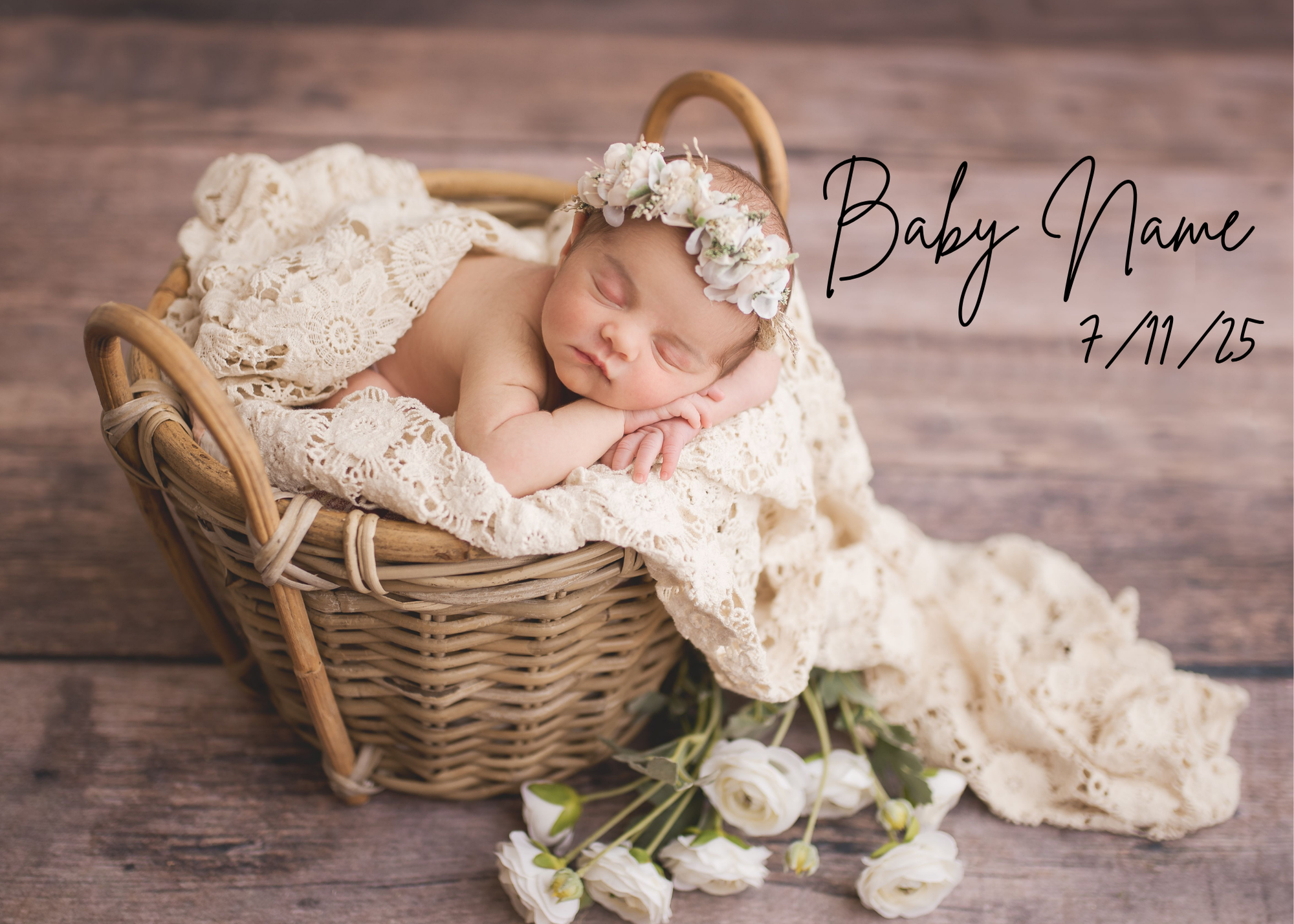 Baby Announcement 3''x4''