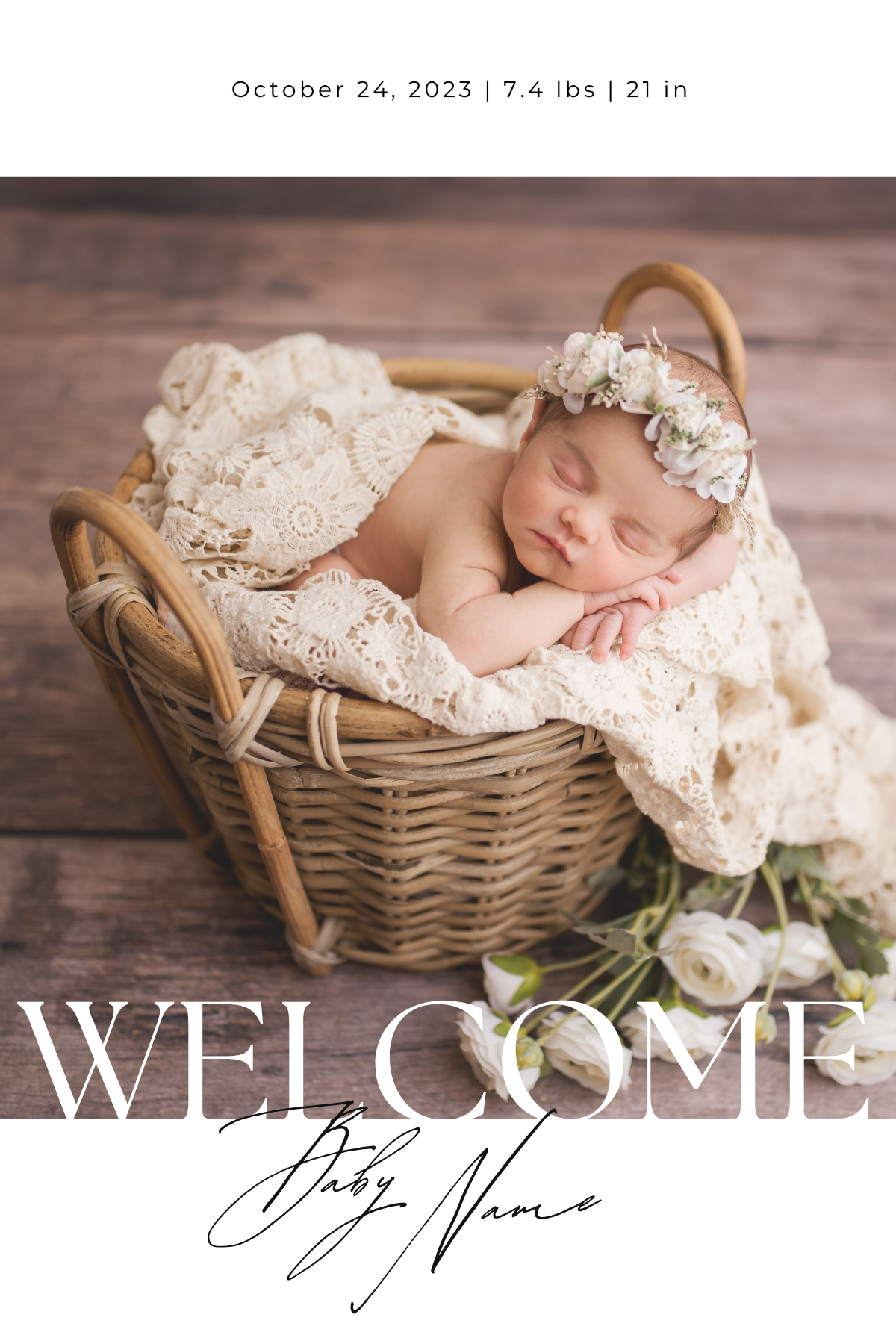 Baby Announcement 3''x4''