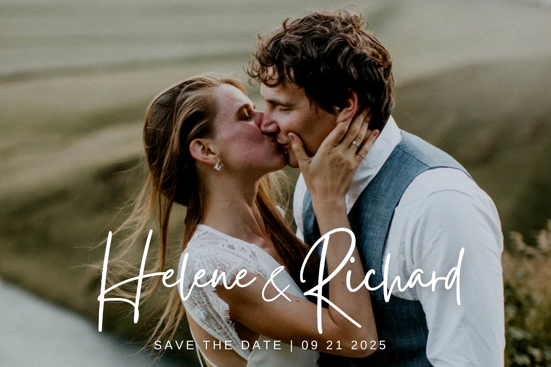 Save The Date Flexible Magnets 3''x4''