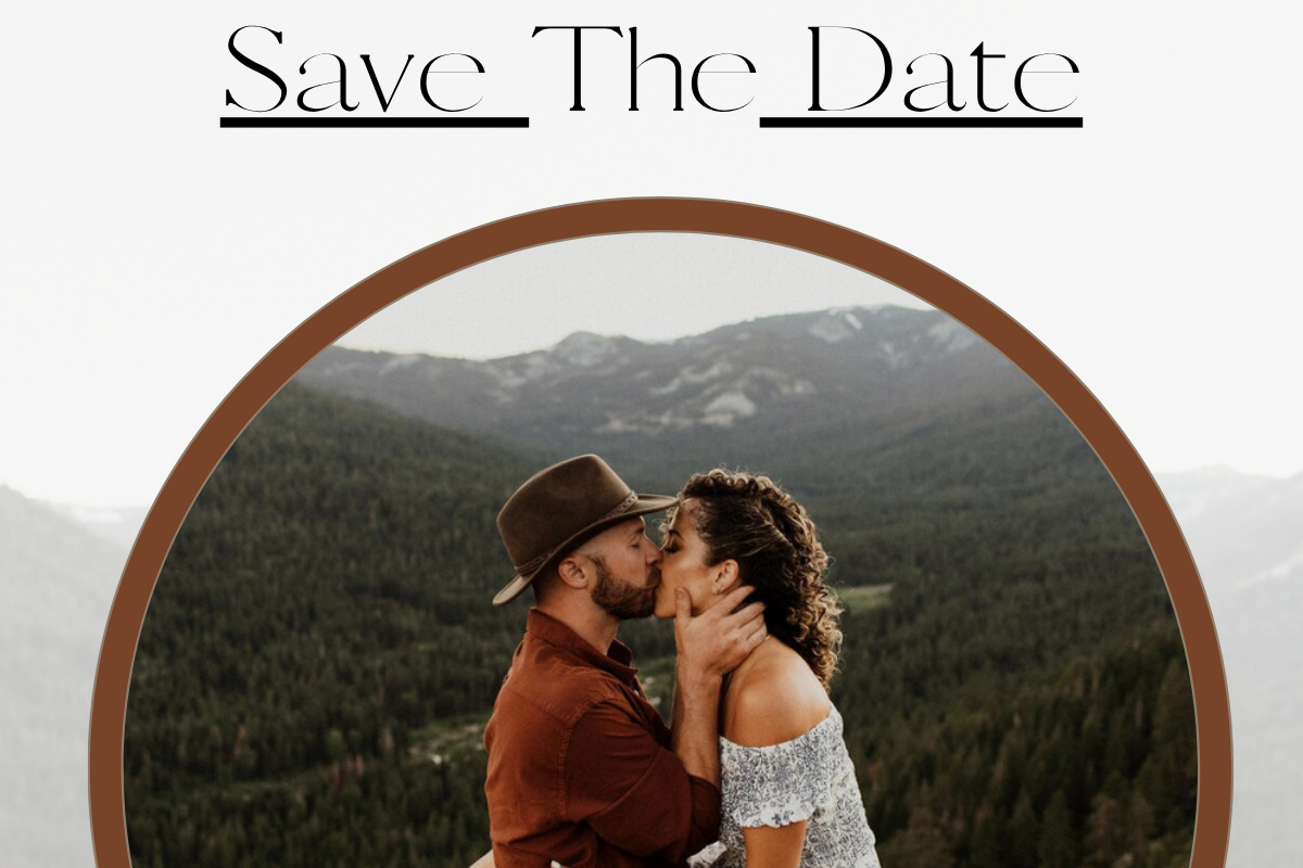 Save The Date Flexible Magnets 3''x4''