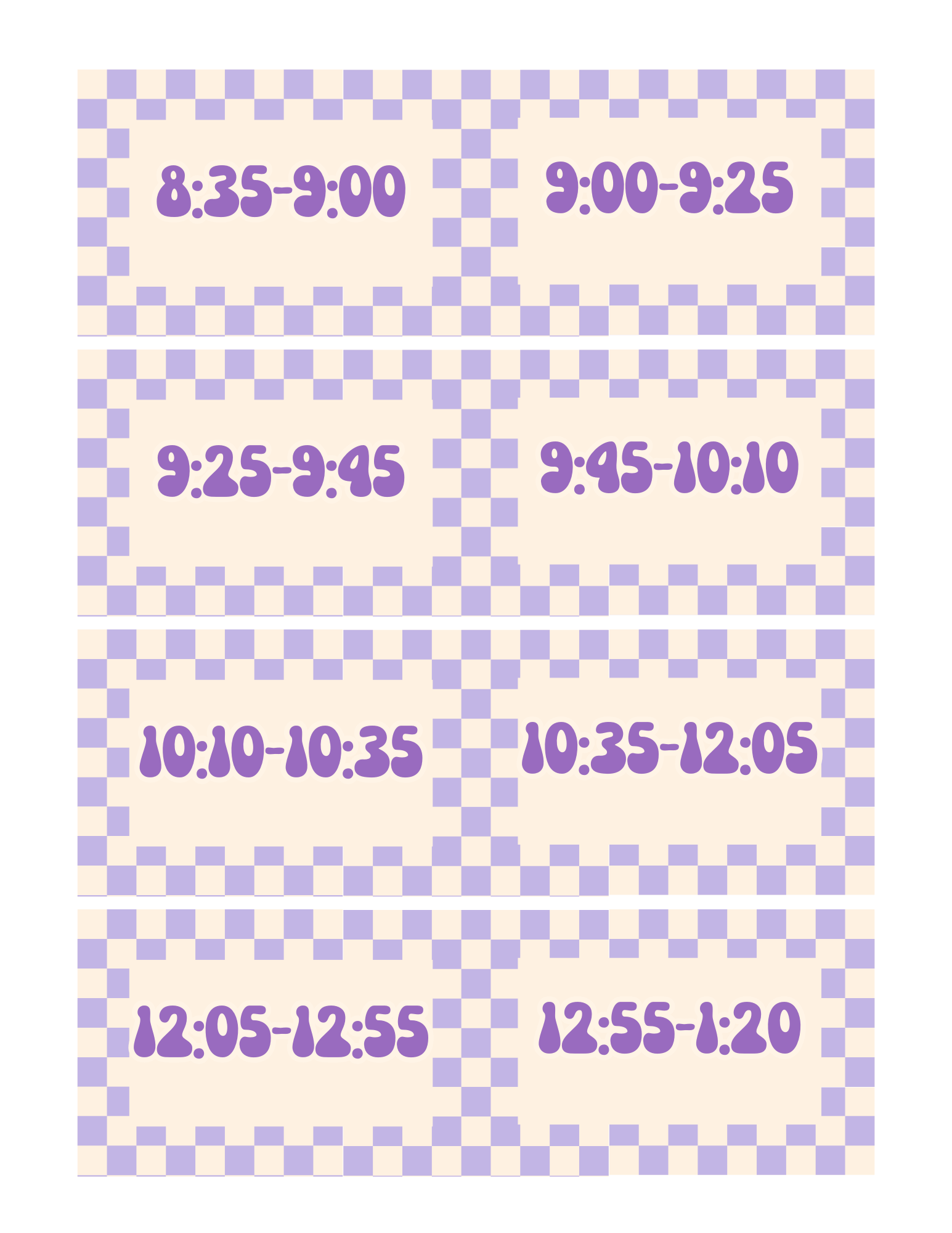 Custom Order on a 8.5''x11'' sheet