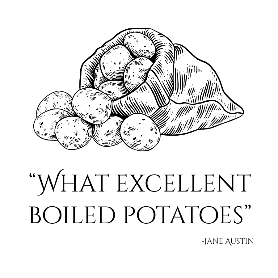 Boiled potatoes