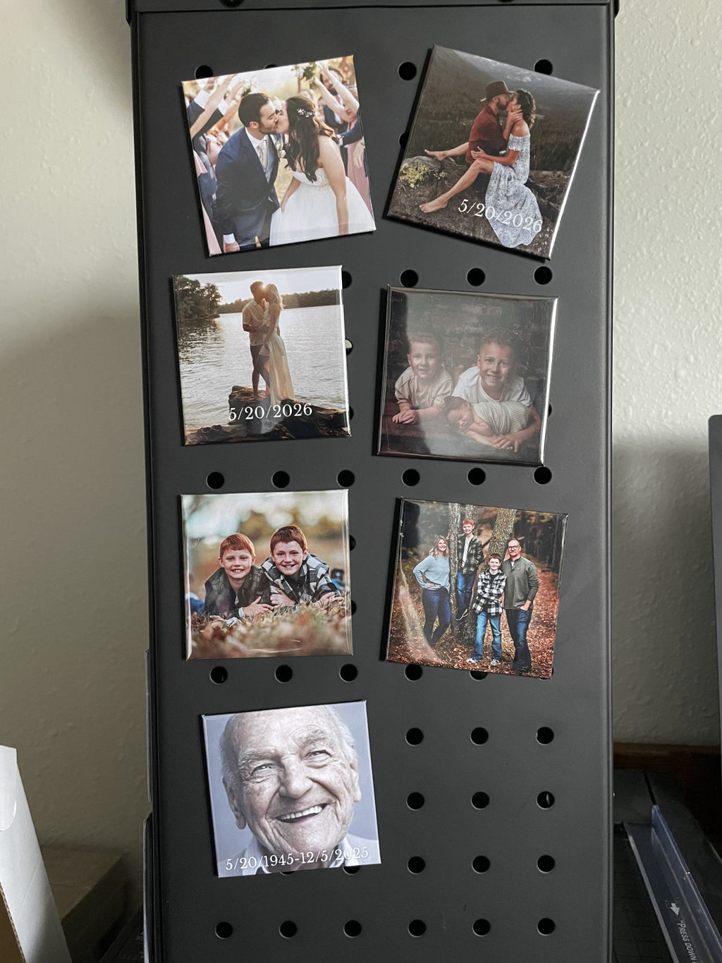 Bulk wholesale 2.5''x2.5'' Acrylic Magnets