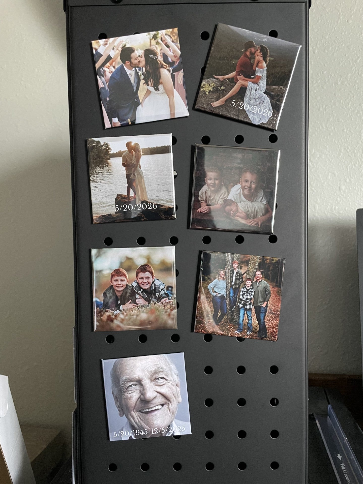 Bulk wholesale 2.5''x2.5'' Acrylic Magnets