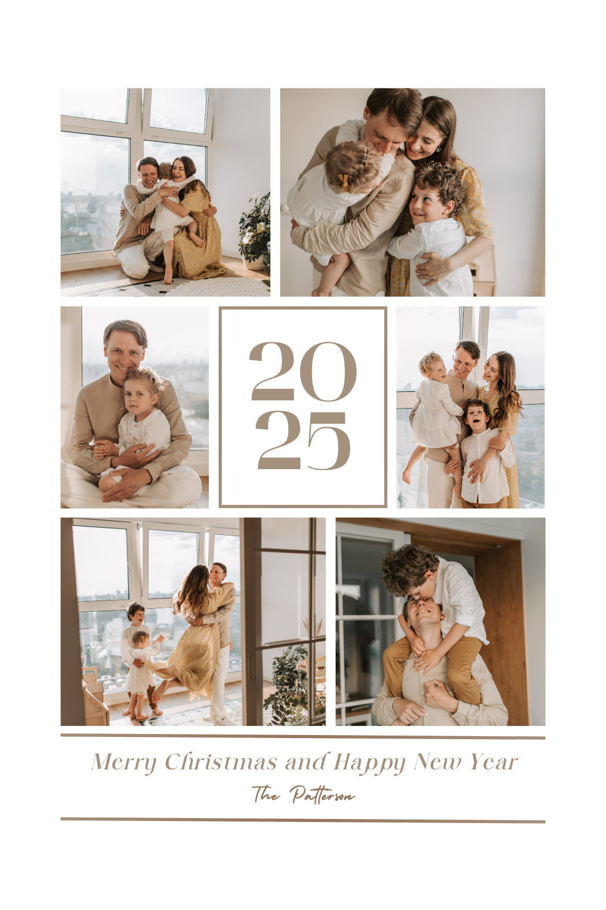 Flexible Magnet Christmas Card size 3x4 Set of 10