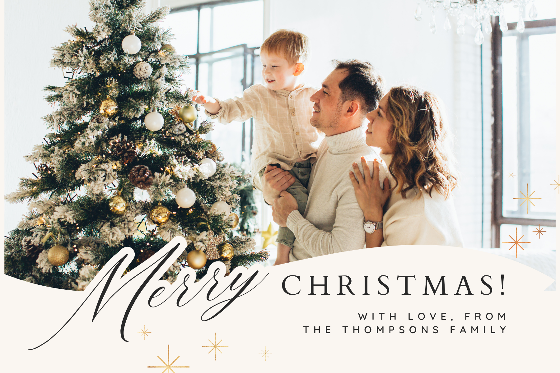 Flexible Magnet Christmas Card size 3x4 Set of 10